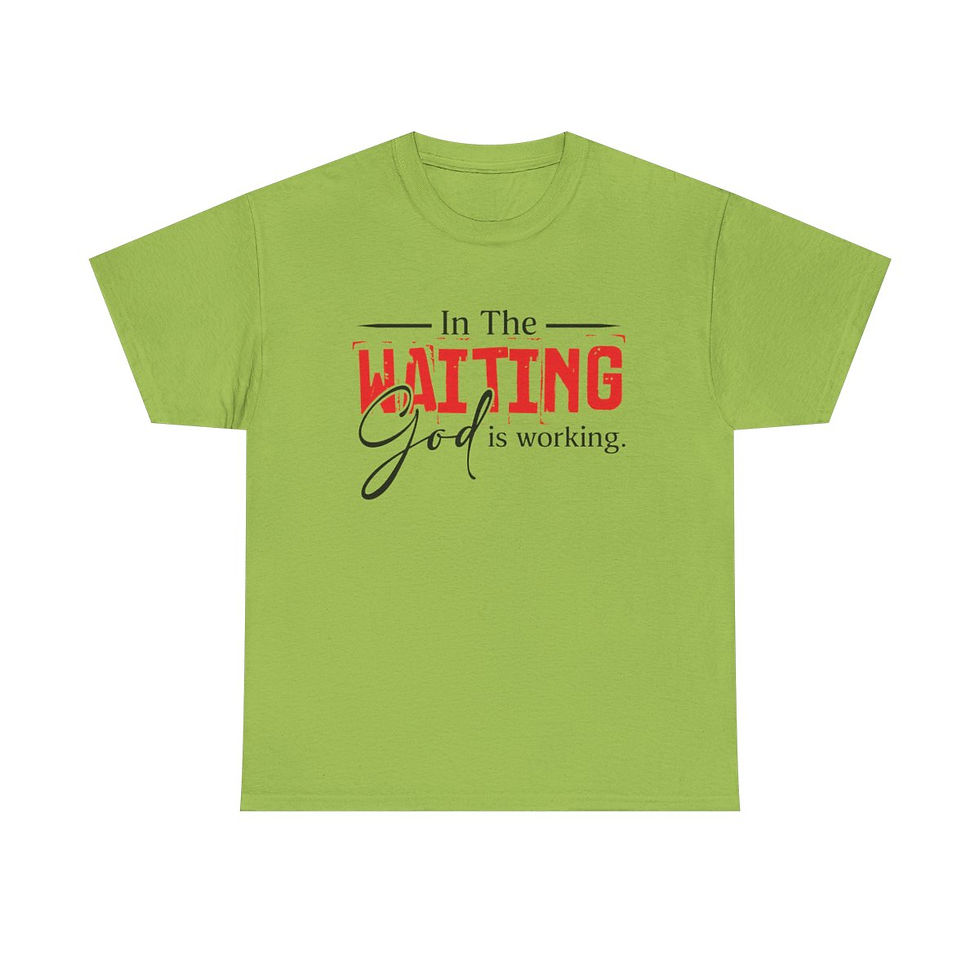 Thumbnail: In The Waiting Unisex Heavy Cotton Tee