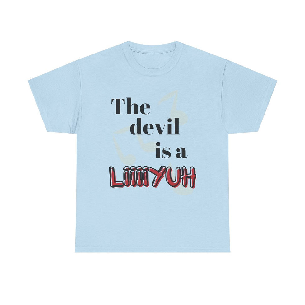 Thumbnail: The Devil Is A Liar Unisex Heavy Cotton Tee