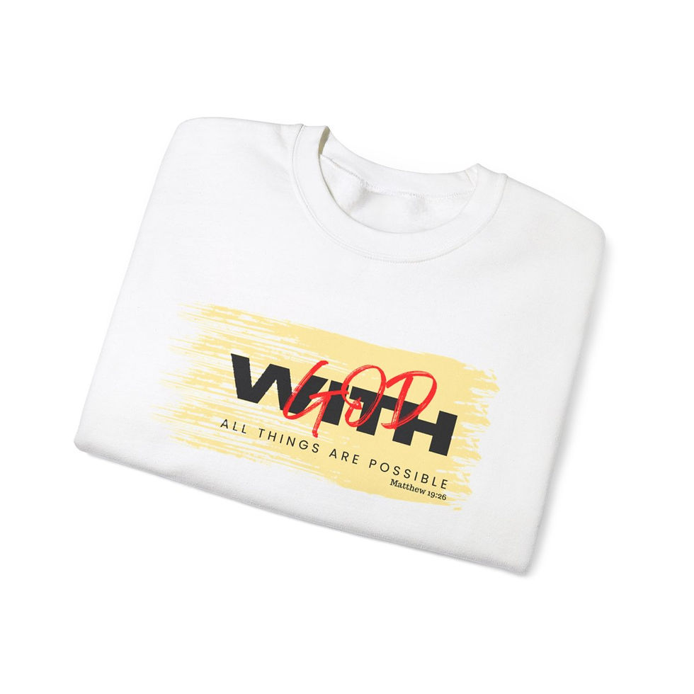 Thumbnail: With God.....Unisex Heavy Blend™ Crewneck Sweatshirt