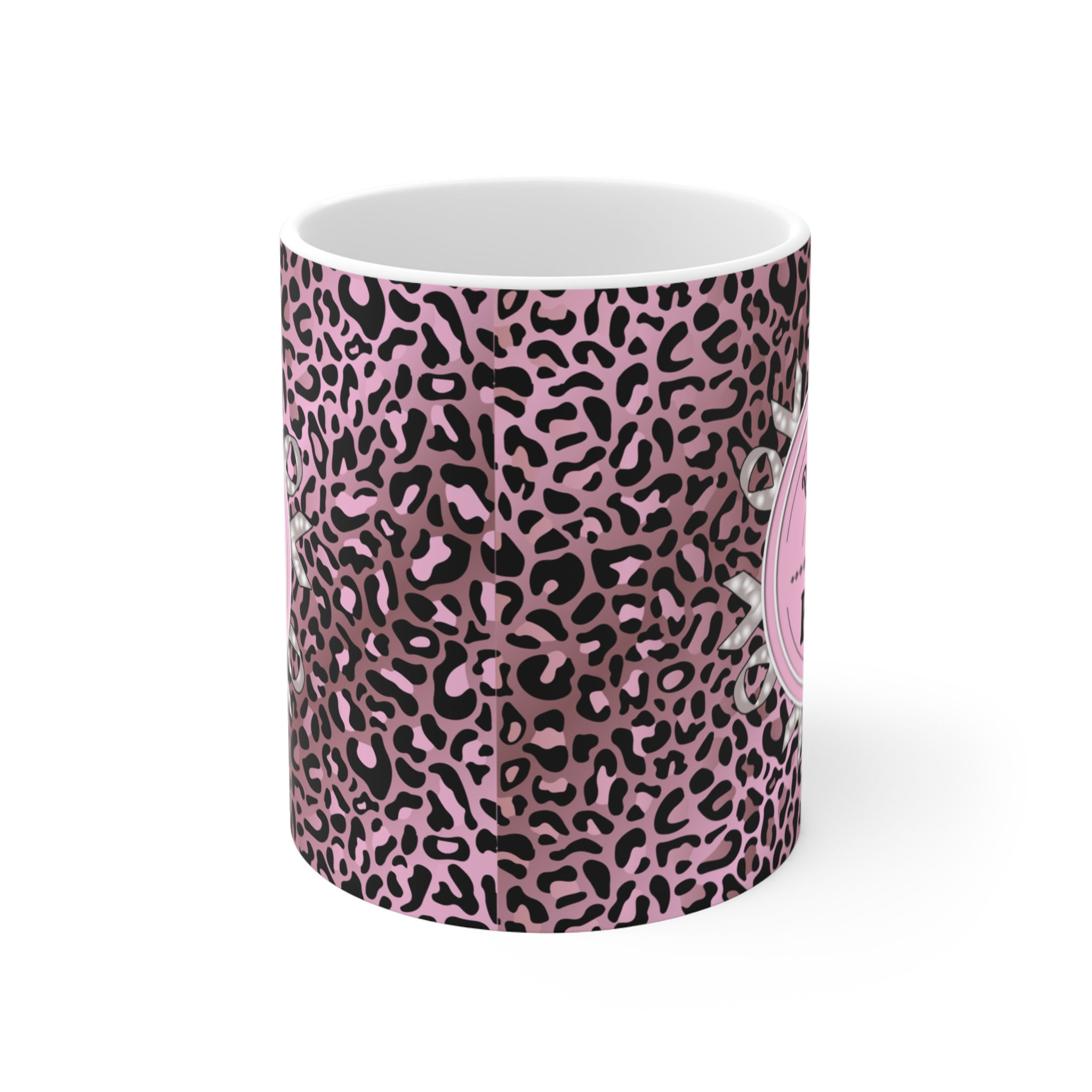 Pretty in Pink Leopard Print Mug