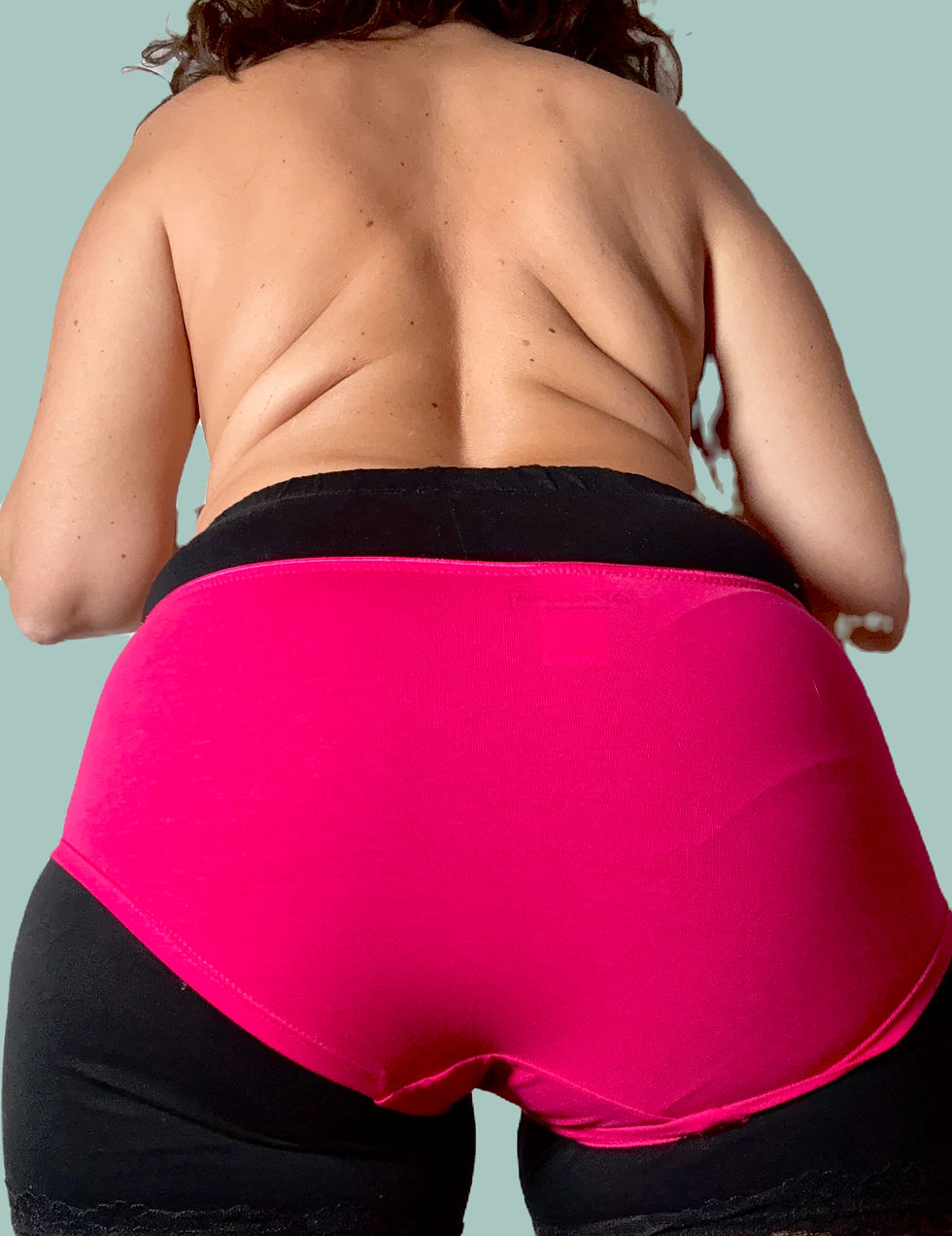 Thumbnail: Biting Rose Silkscreen Low Cut Underwear