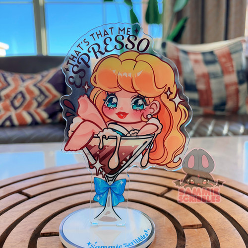 SABRINA サブリナ GROOVY +FLUXビンディング付 Sabrina Espresso Acrylic Stand | SammieScribbles