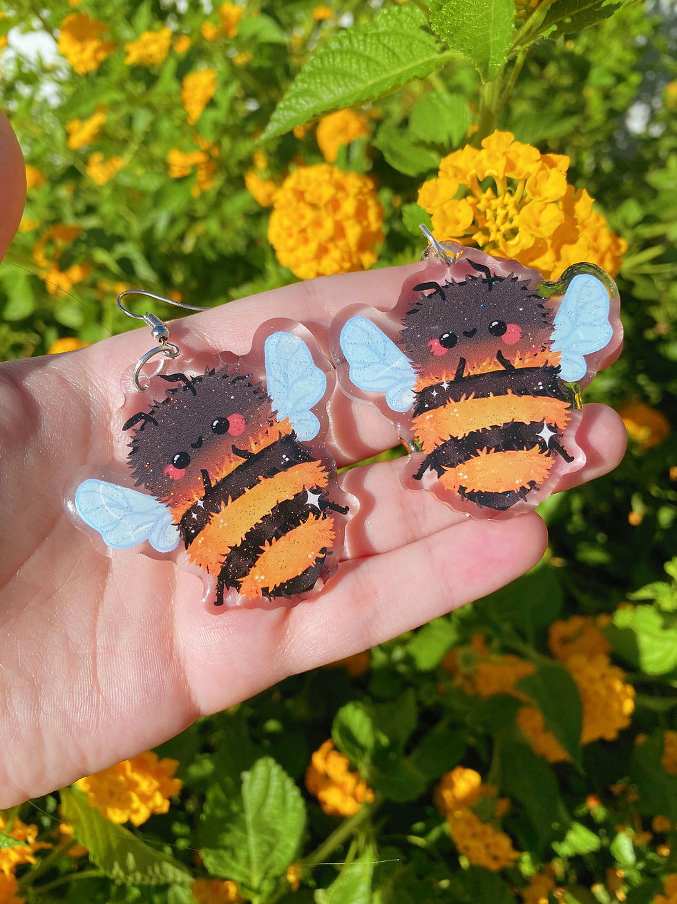 Thumbnail: Chunky Bee Earrings