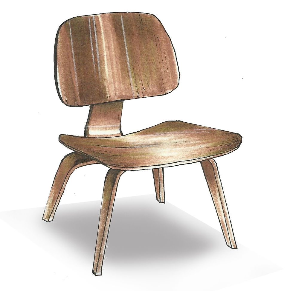 Eames plywood chair
