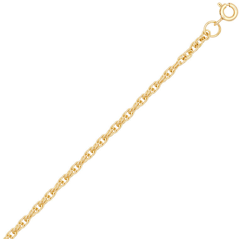 9kt yelow gold prince of Wales anklet