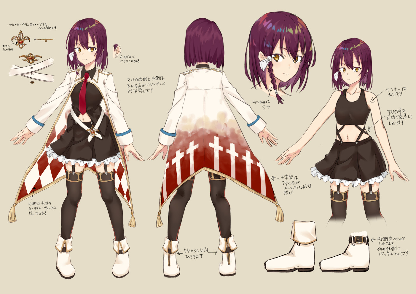 オリジナルゲーム キャラデザ 主人公