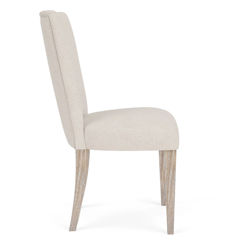 Thumbnail: Upholstered Side Chair - Linen