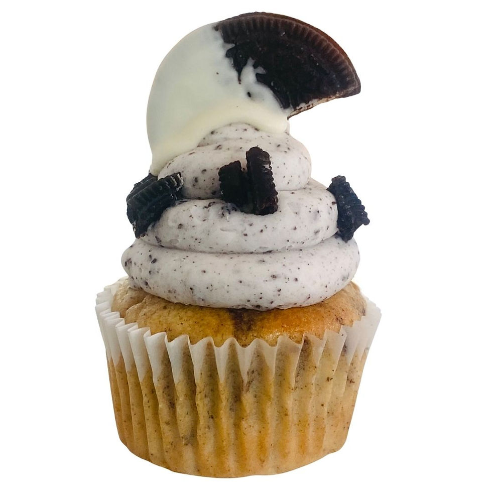 Oreo & White Chocolate Cupcake