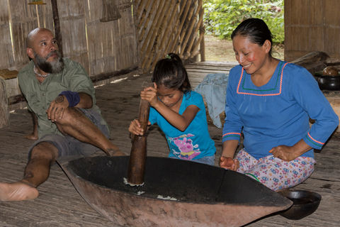 indigenous people amazon, Sacha lodge