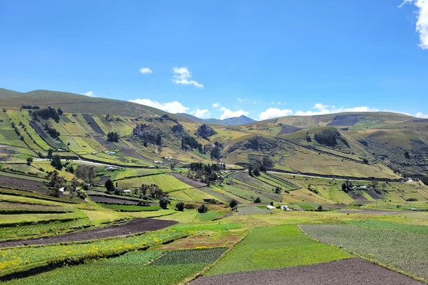 Stunning Andes view on day tour from Quito