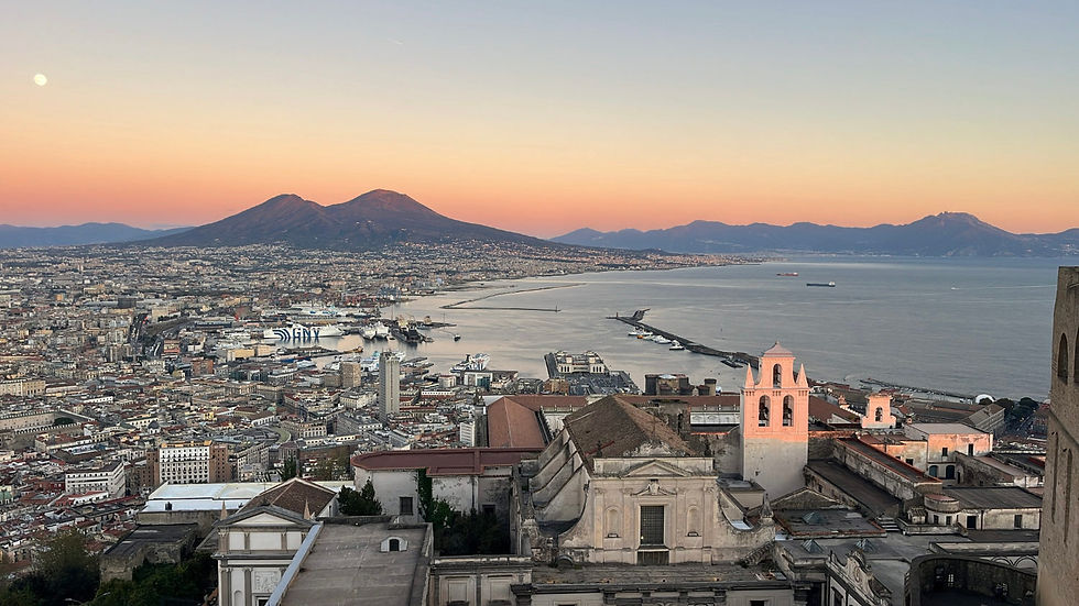 Fotoreise Neapel, Neapel Fotografie, Genussreisen Süditalien, Panoramablick Neapel und Vesuv