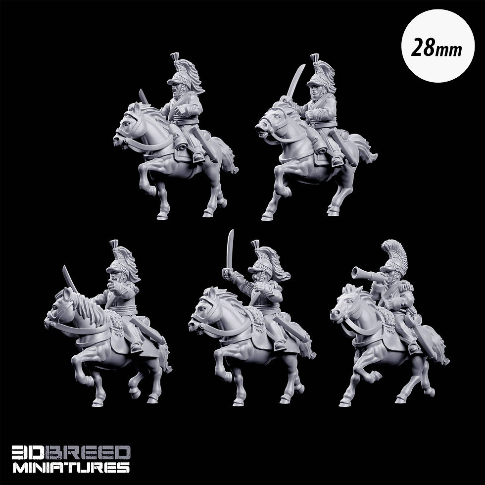 28mm Napoleonic British Heavy Dragoons Cavalry