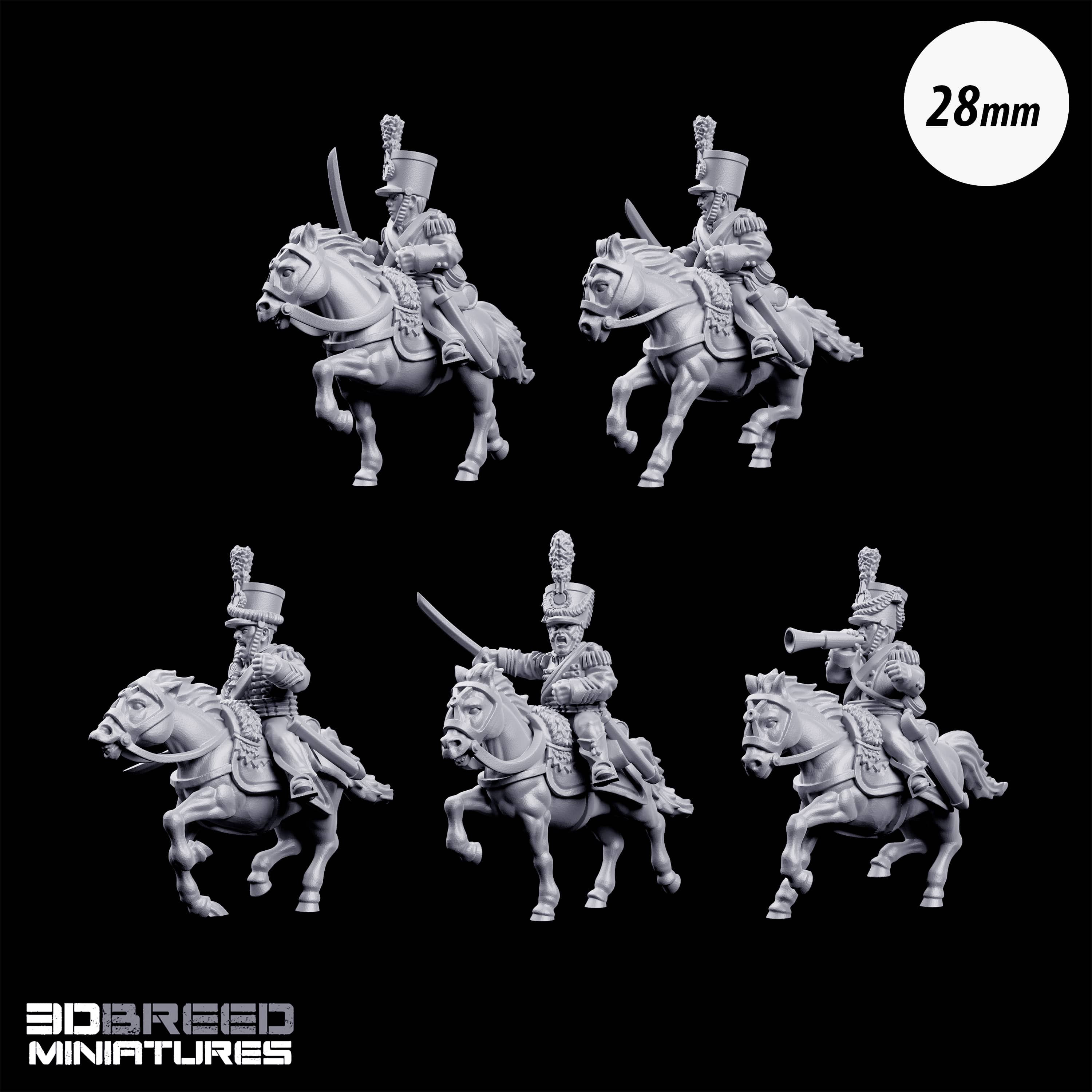28mm Napoleonic British Dragoons Cavalry