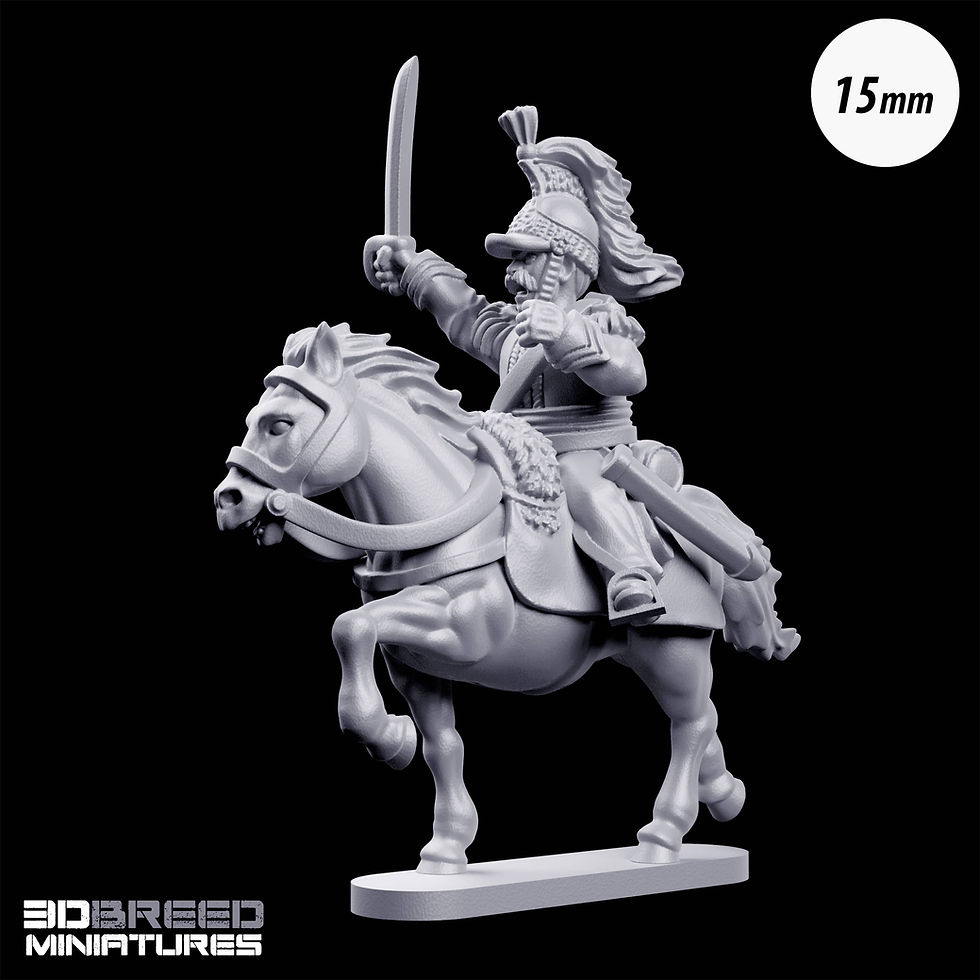 Thumbnail: 15mm Napoleonic British Royal Scots Greys Cavalry