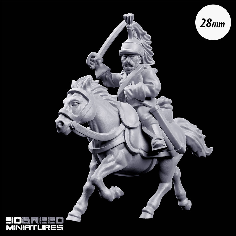 Thumbnail: 28mm Napoleonic French Dragoons Cavalry