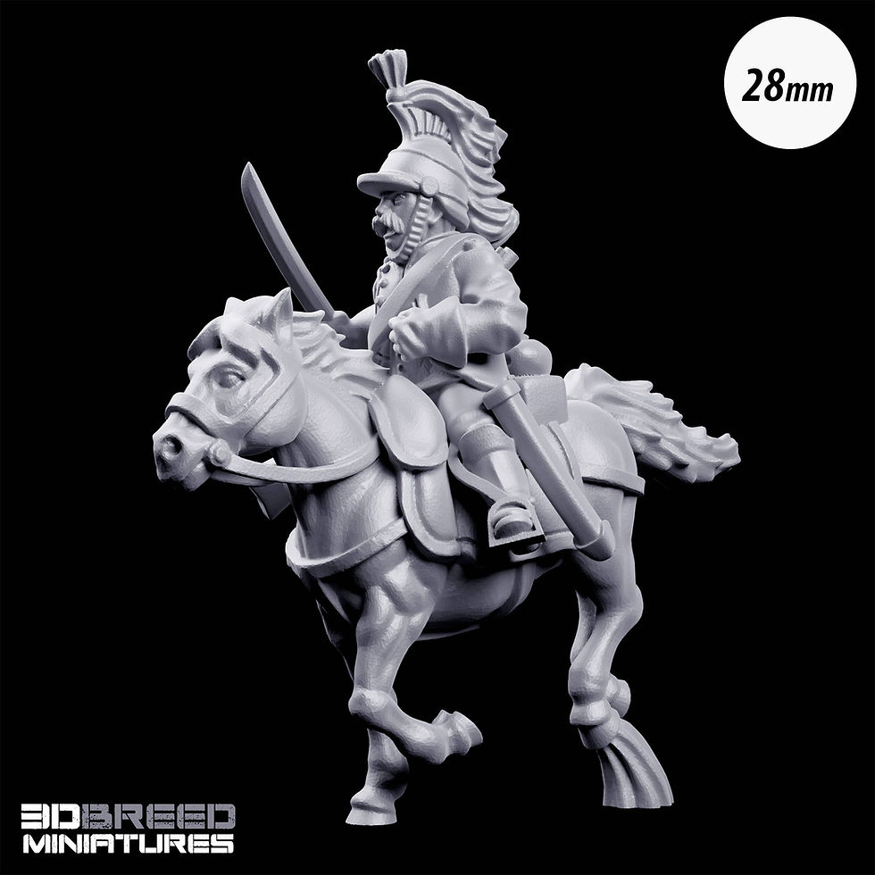 Thumbnail: 28mm Napoleonic French Dragoons Cavalry