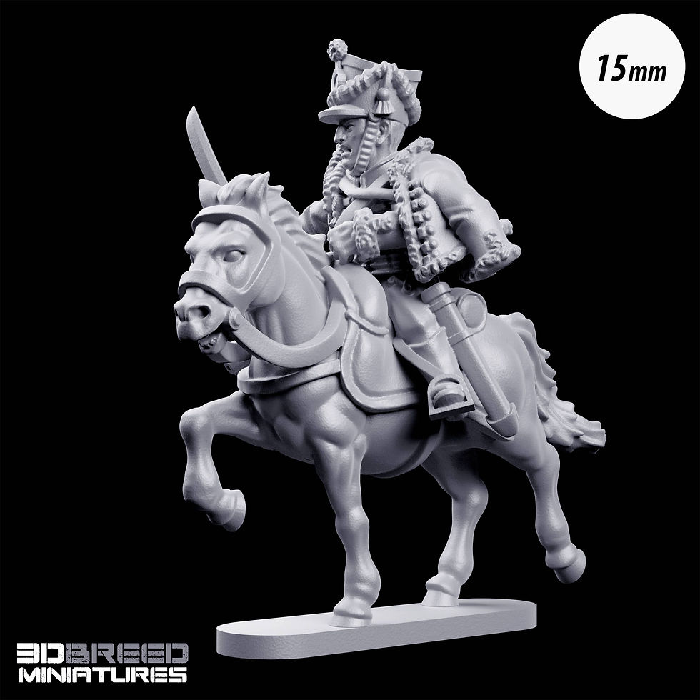 Thumbnail: 15mm Napoleonic Russian Hussars Cavalry