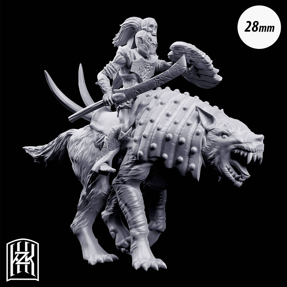 Thumbnail: Dire Wolf Sword Riders