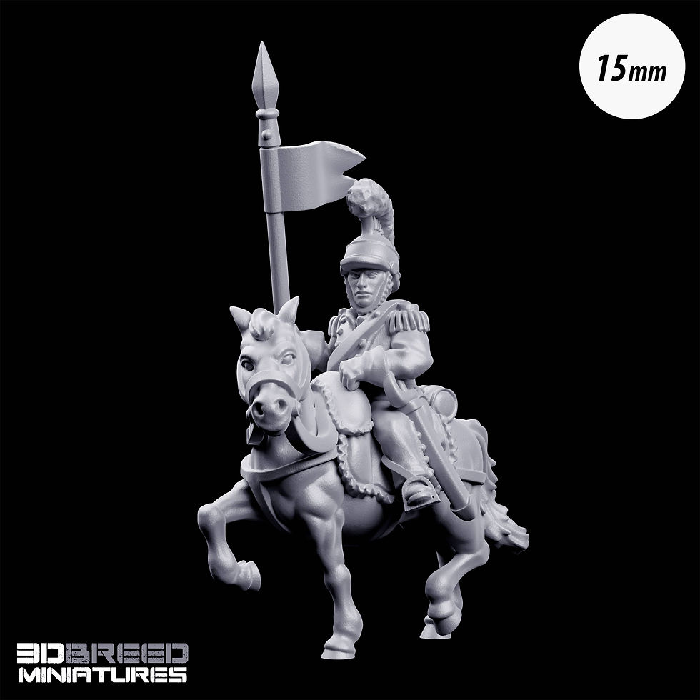Thumbnail: 28mm Napoleonic French Lancer Cavalry