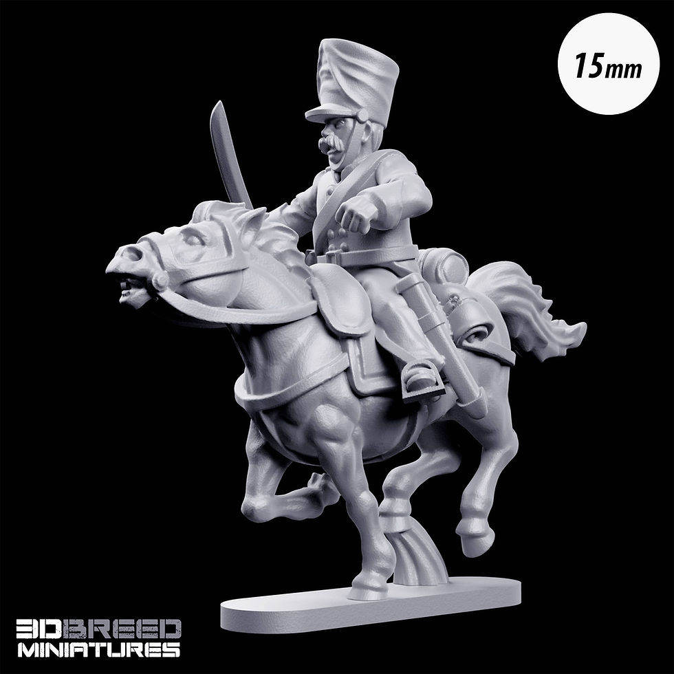 Thumbnail: 15mm Napoleonic Prussian Dragoons Cavalry
