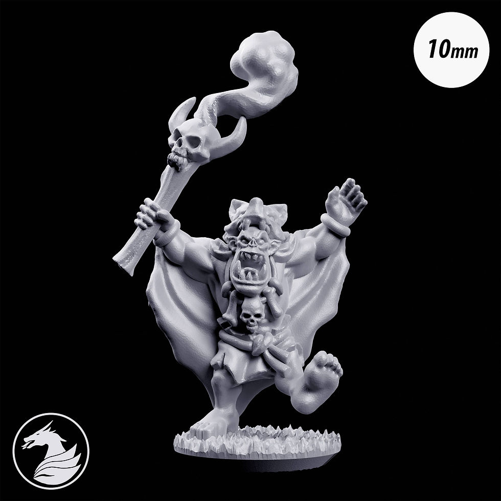 Orc Shaman with Wolf Cloak