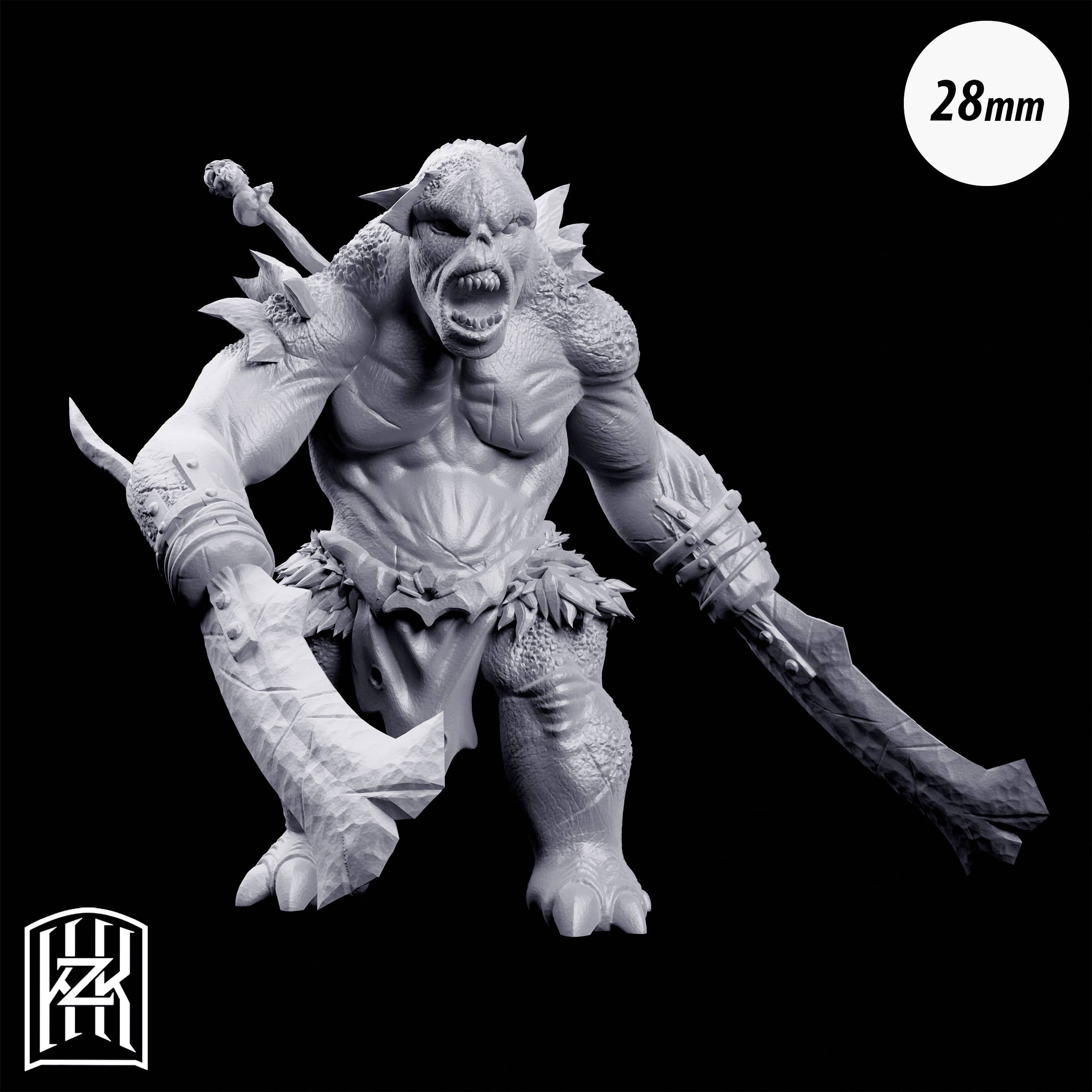 Mutilated Troll with Blades