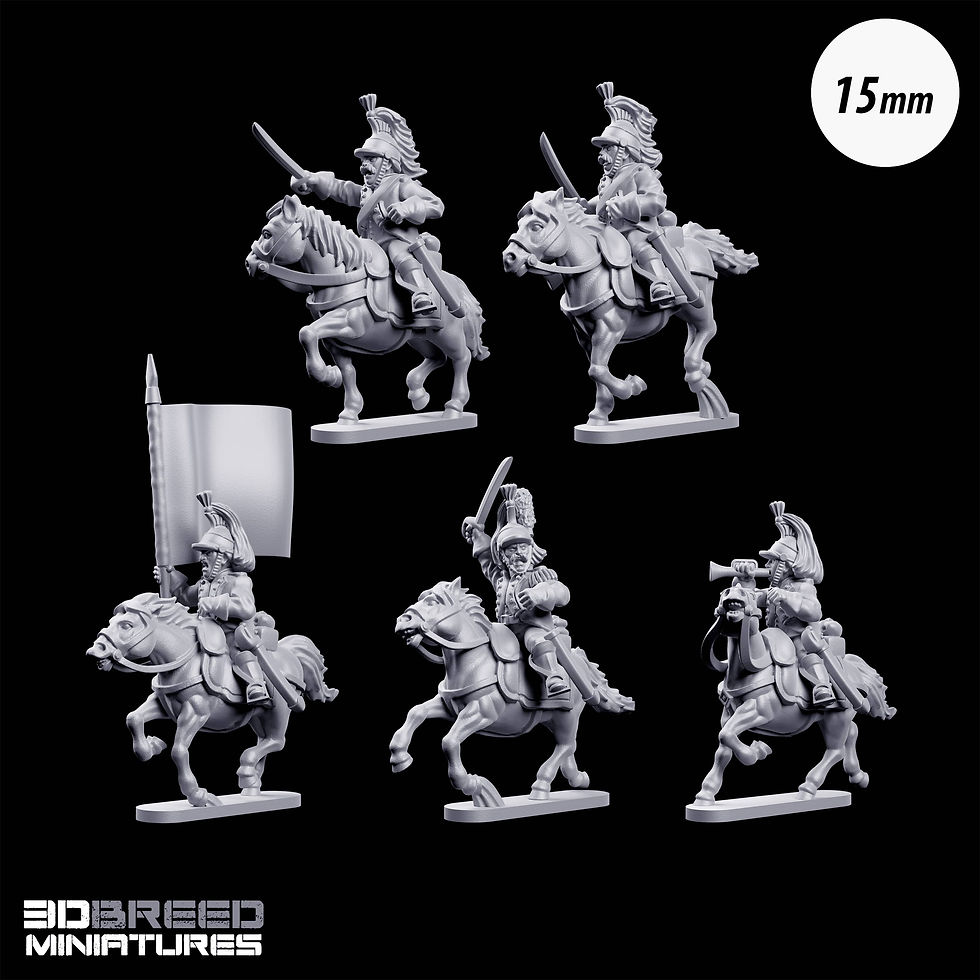 Thumbnail: 15mm Napoleonic French Dragoons Cavalry