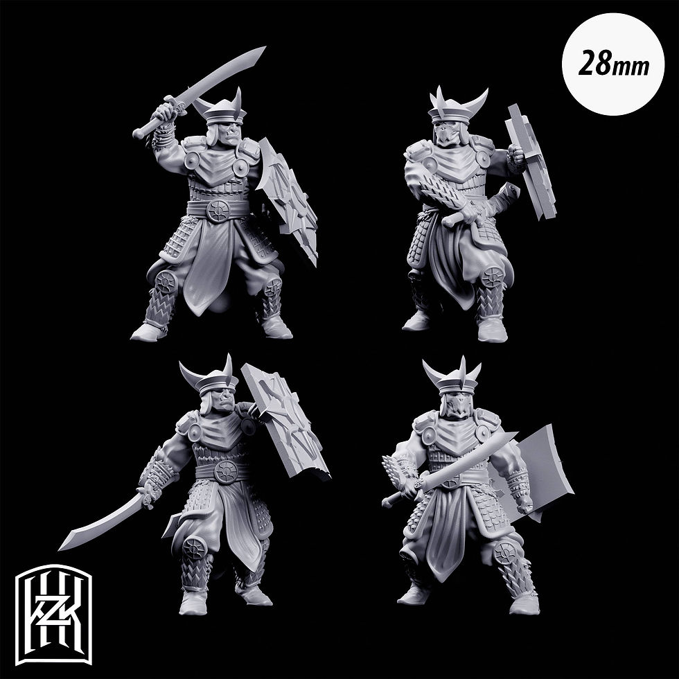 Golden Horde Swordsmen