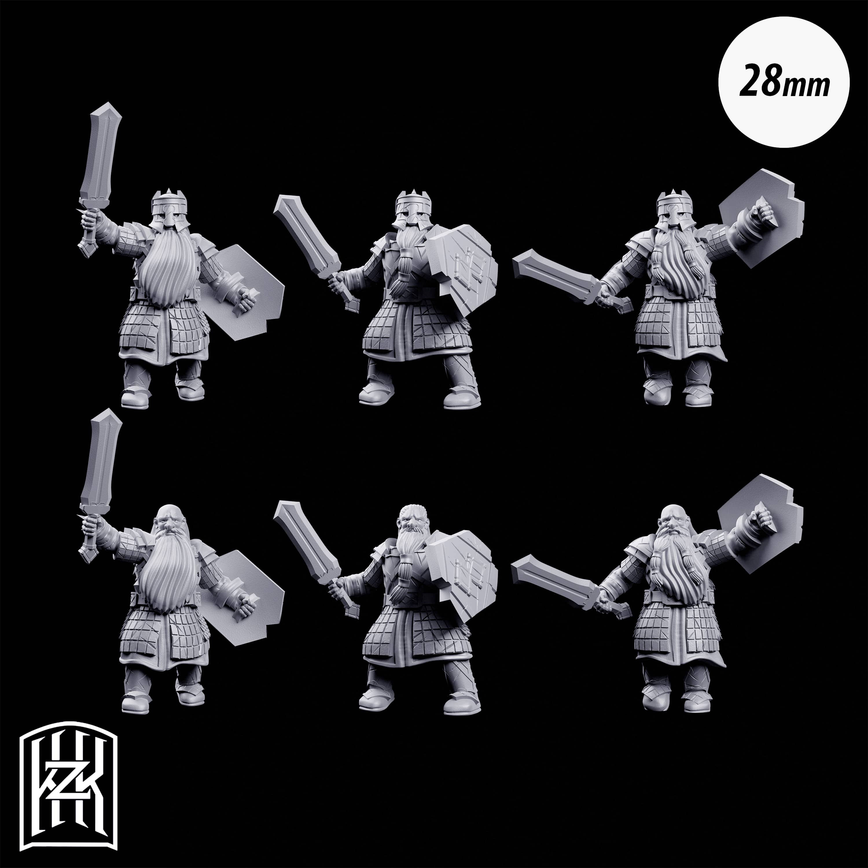 StoneHand Dwarf Swordsmen