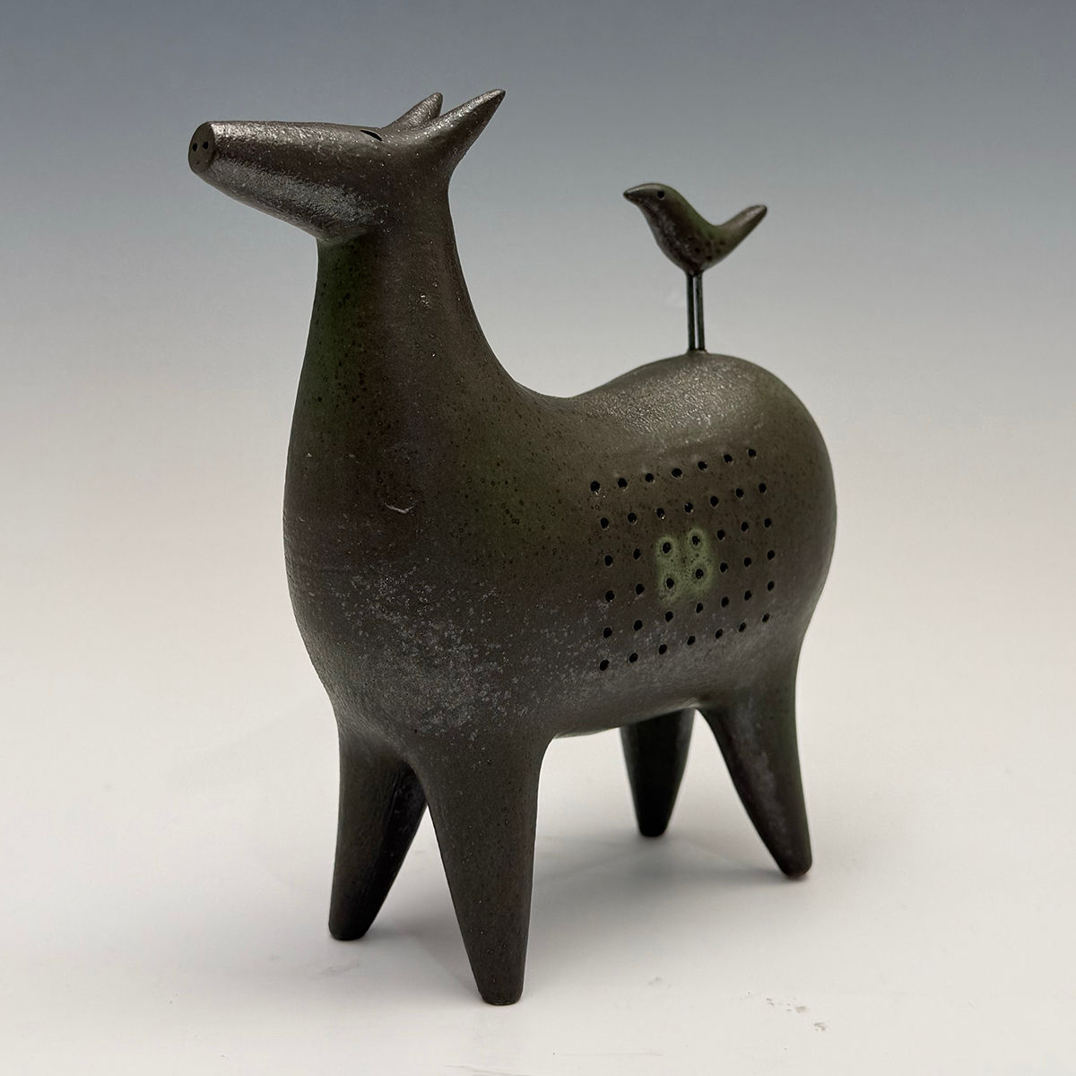 Chiu-i Wu • Green Creature with a Bird