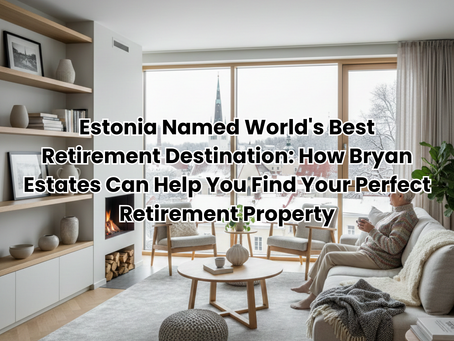 Modern retirement property in Tallinn Estonia with cozy interior and city views