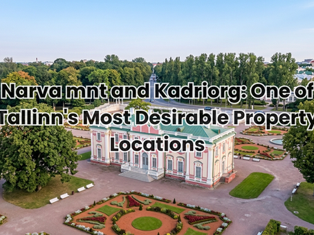 Historic Kadriorg Palace and park in Tallinn with elegant gardens and tree-lined Narva mnt avenue
