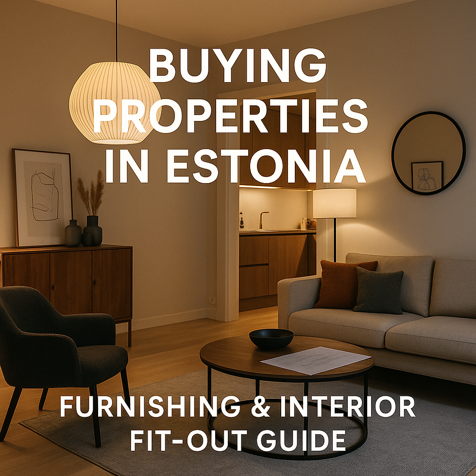 Buying Properties in Estonia: Furnishing & Interior Fit‑Out Guide