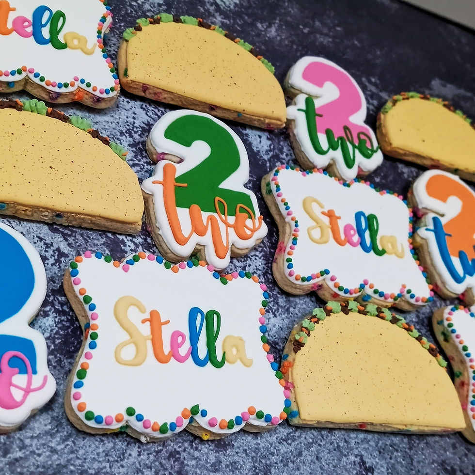 Taco Birthday Cookies 