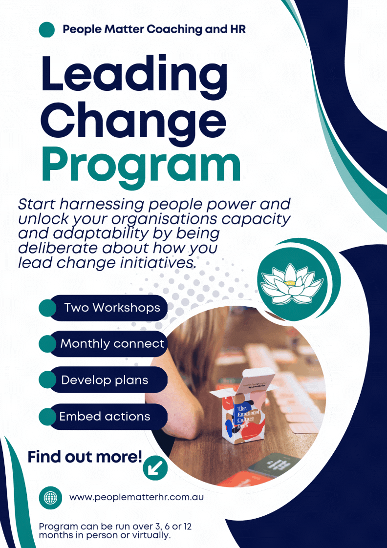 Leading Change Program outline
