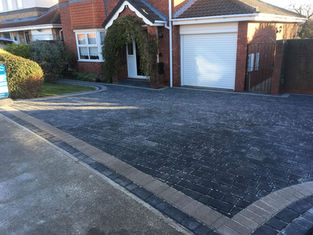 Expanded driveway on Walkworth Drive, Waldridge for 4 cars!