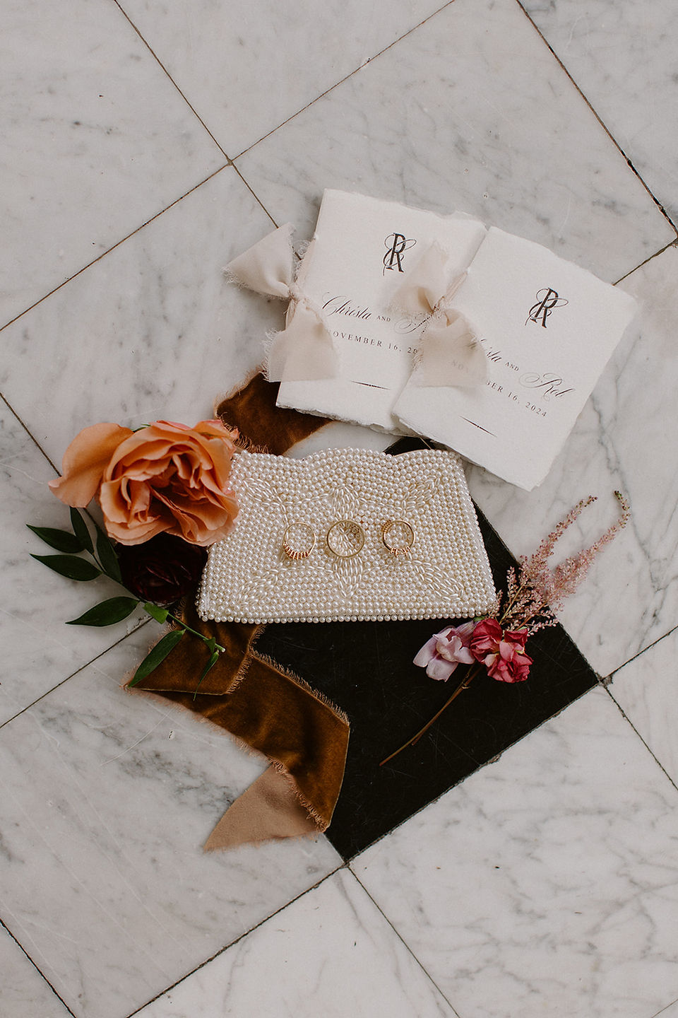 Wedding Details Flat Lay