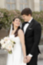 bride and groom portrait
