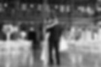 bride and groom first dance