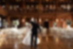 bride and groom first dance