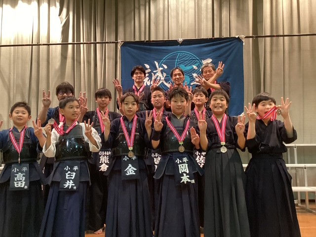 団体戦 第3位：チャッピー チーム（大将：清水陽平）　敬称略