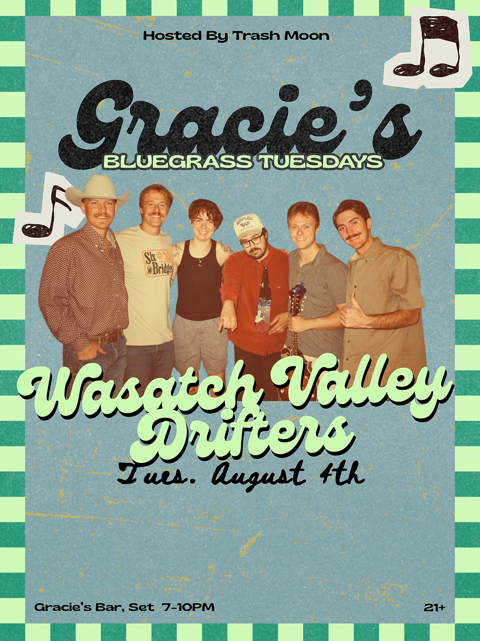 Gracie's Bluegrass Night: Wasatch Valley Drifters