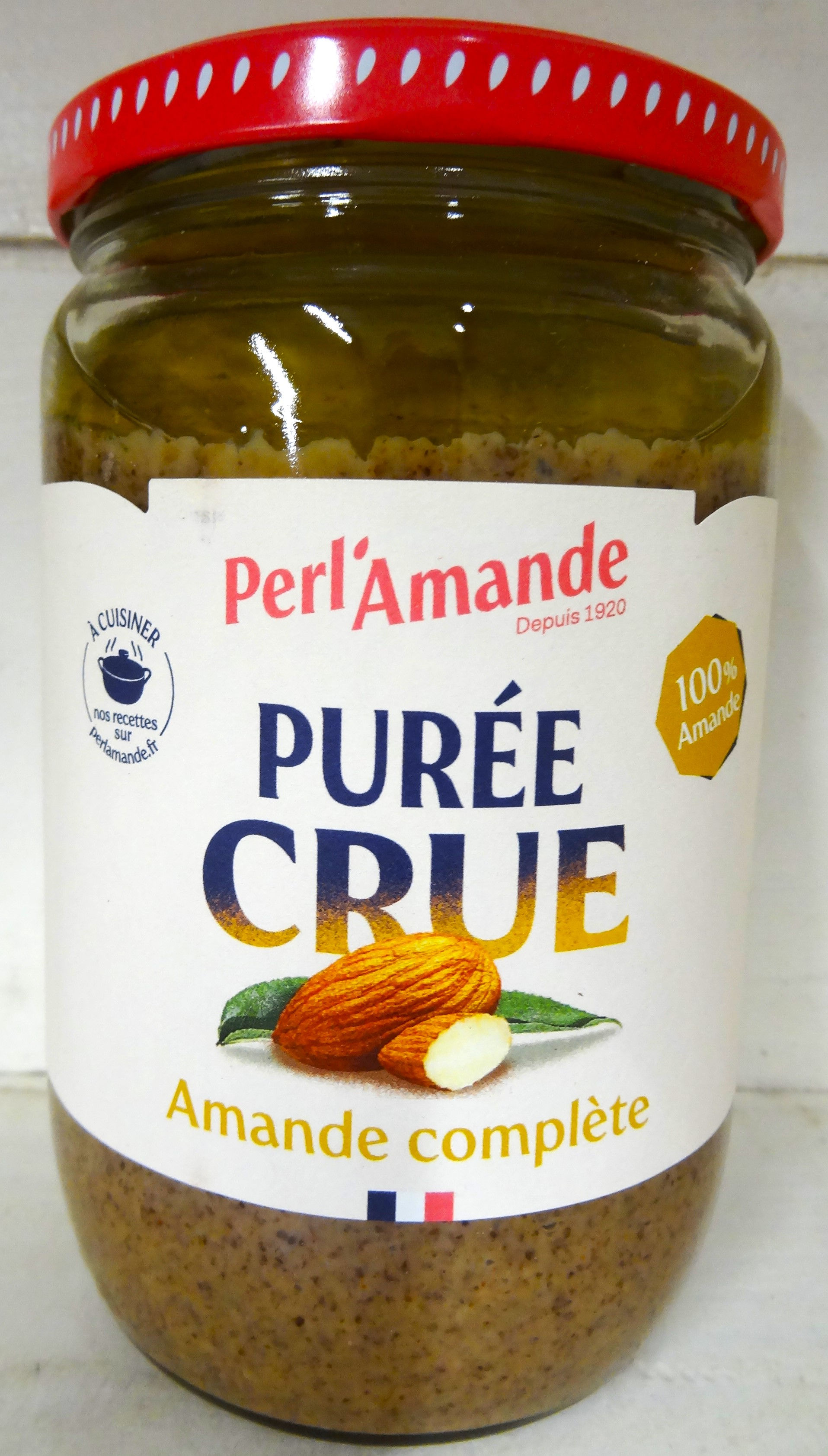 Purée crue d'amande complète "Perl'amande"