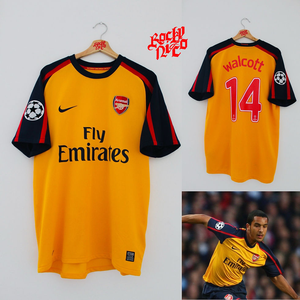 Thumbnail: 2008-09 ANY NAME Prem or UCL Away Shirt