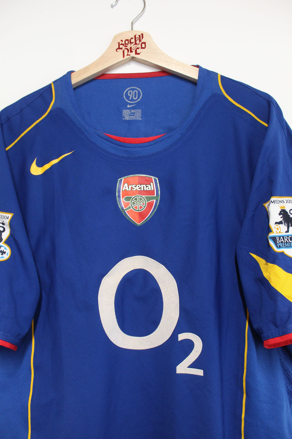 Thumbnail: 2004-05 Dennis Bergkamp Player Issue Away Shirt (XL) *Good*