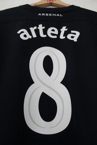 2011-12 Mikel Arteta Arsenal UCL Away Shirt (L) *Excellent