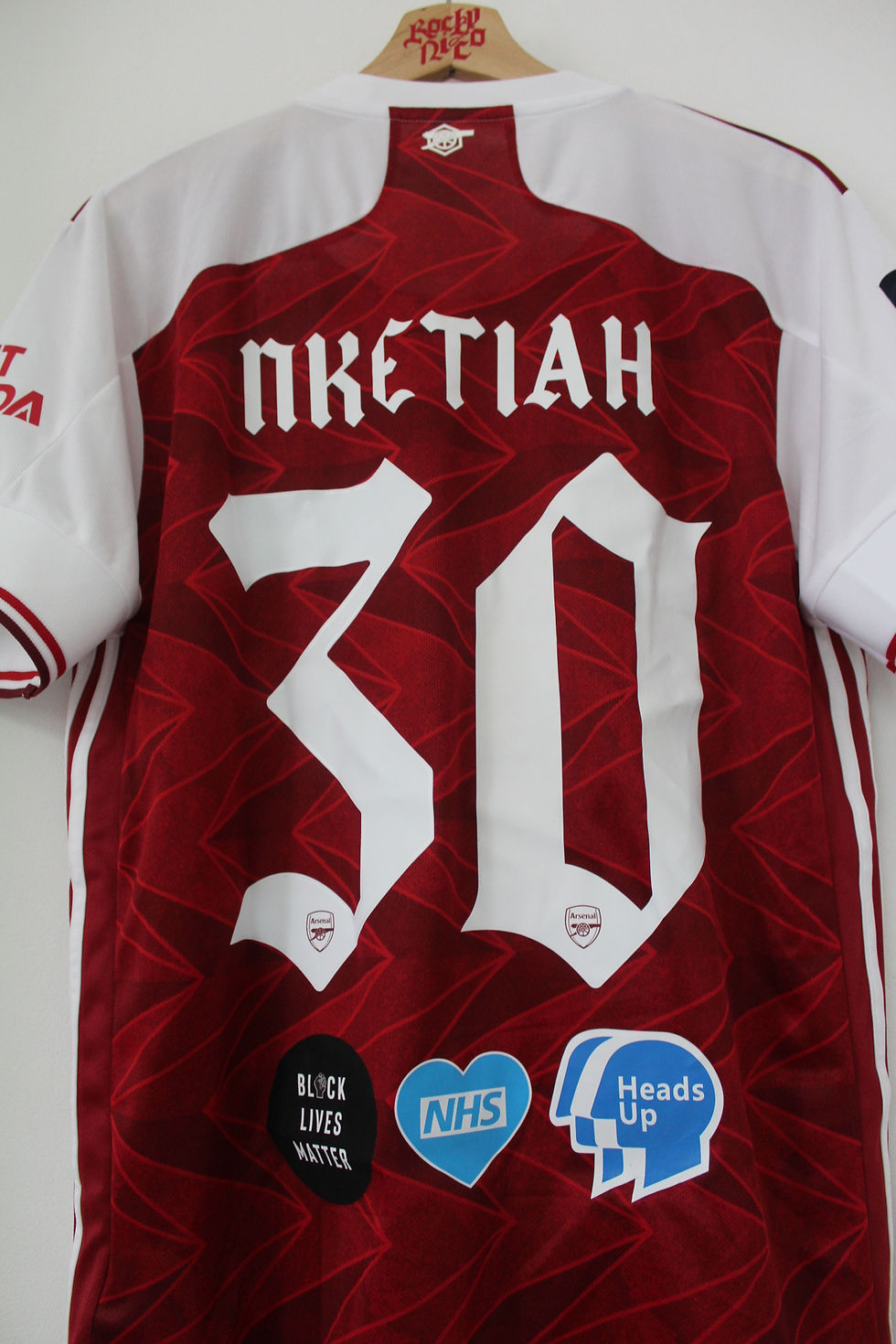 Thumbnail: 2020 FA Cup Finals Eddie Nketiah Stadium Home Shirt (M)