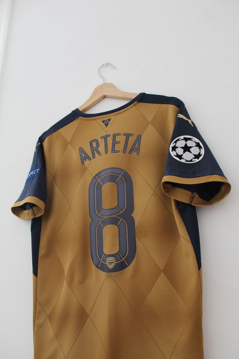 Thumbnail: 2015-16 Mikel Arteta Champions League Away Shirt (M) *Very Good*