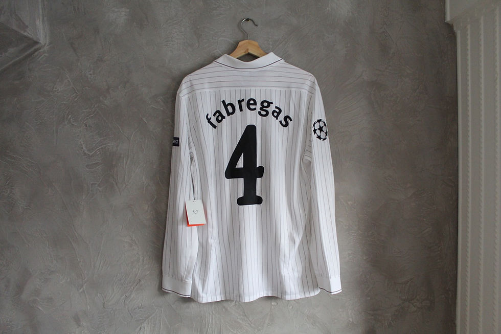Thumbnail: 2009-10 Fabregas Arsenal UCL Player Issue Away Shirt (L) BNWT
