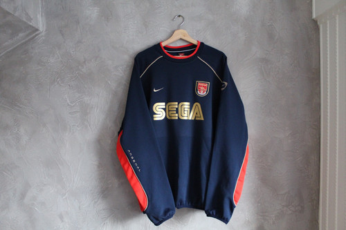 ウェア 00s ARSENAL training top sweat shirts 2000-01 Arsenal Training Sega Sweatshirt (XXL) | rockynico
